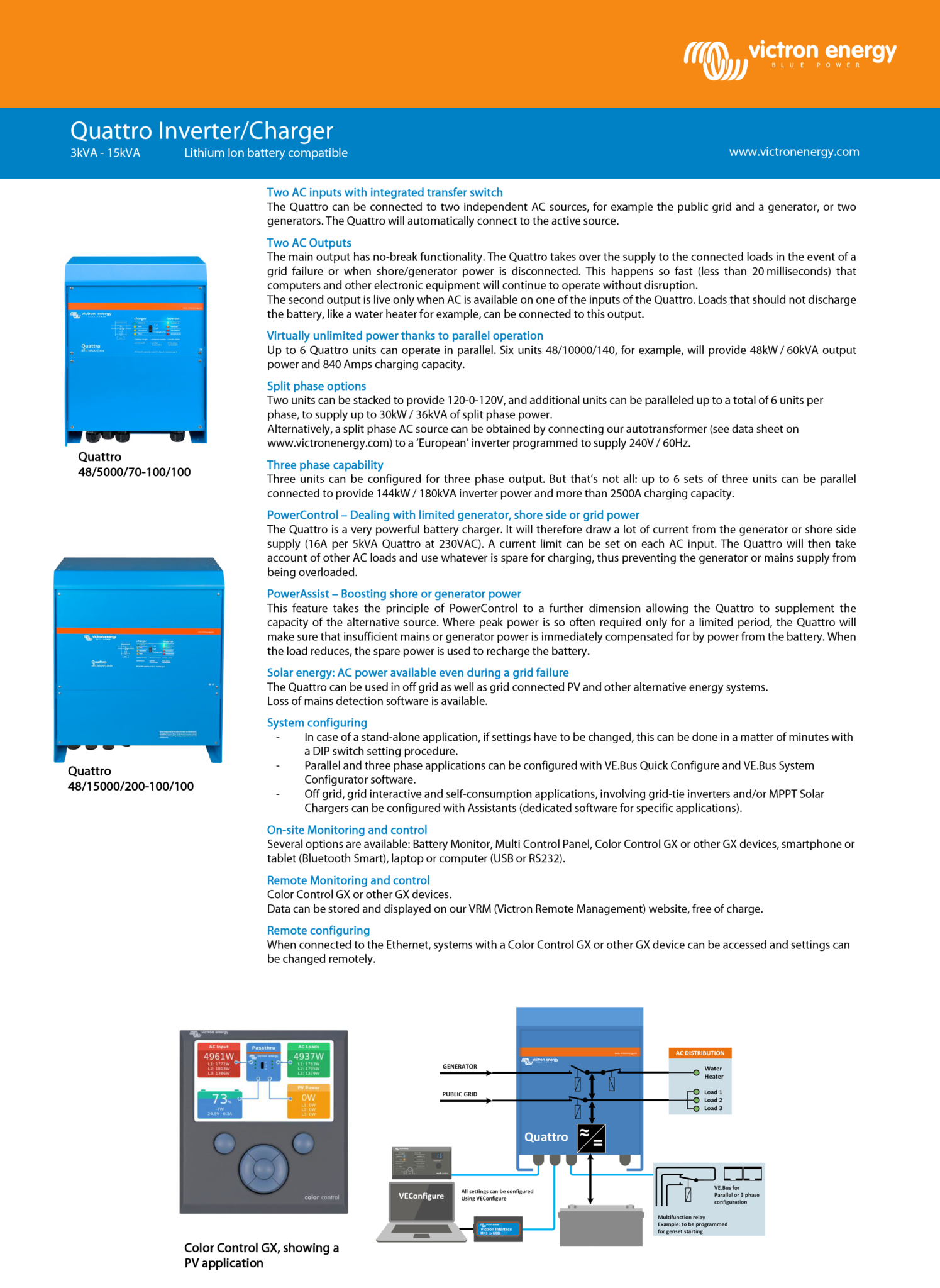 Victron Energy Quattro 24/5000 Manual